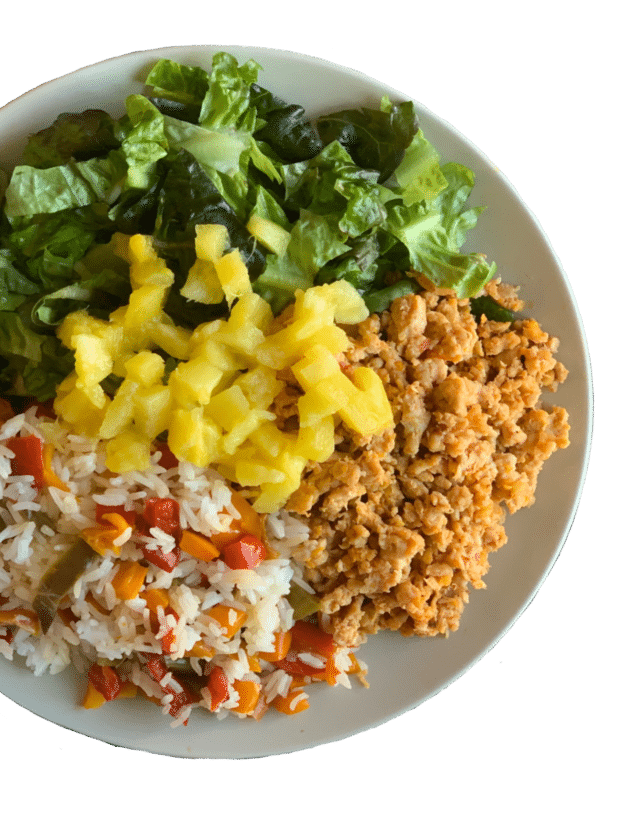 Example of a Lazy Macros plate.
