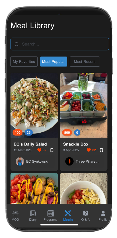 MealLibrary